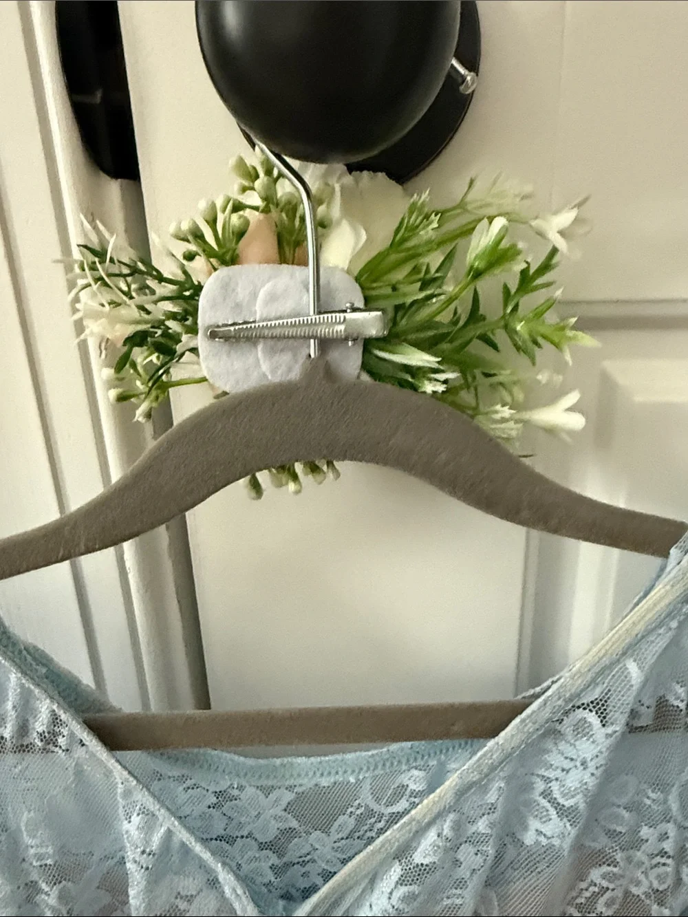 Girls Light Blue Lace & Tulle Princess Ballet Dress